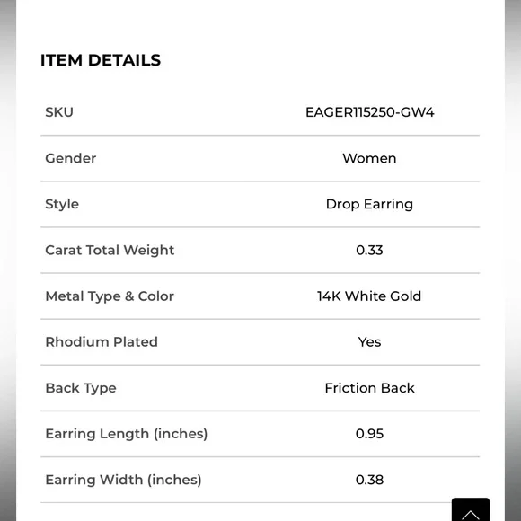 Cultured Freshwater Pearl and 1/3 ctw Lab Grown Diamond Linear Drop Earrings - Picture 6 of 7